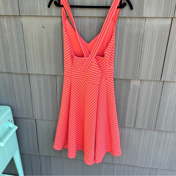 Adrianna Papell Chevron Striped Sleeveless Dress XL - Picture 7 of 11